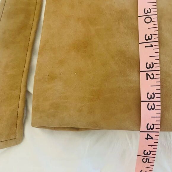 Vintage Sherbert Originals Suede Coat Dress with Tie Size Medium - Picture 11 of 13